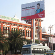 Uni pole Hoarding Fabrication and Erection